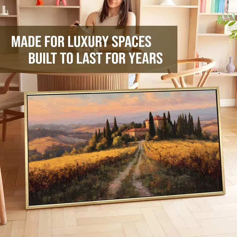 Vinescape Canvas Wall Painting With Frame media 5