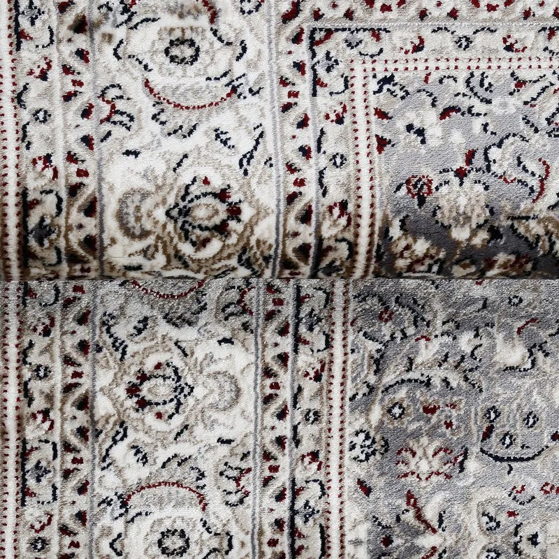 Kashira Art Silk Carpet - Grey media 8
