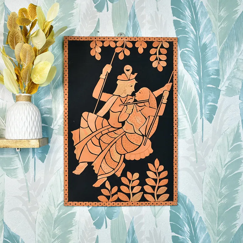 Jhulan Embrace Terracotta Wall Art media 4