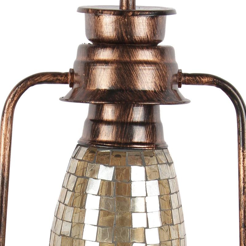 Avina Mosaic Lantern Iron Wall Lamp - Bronze media 6