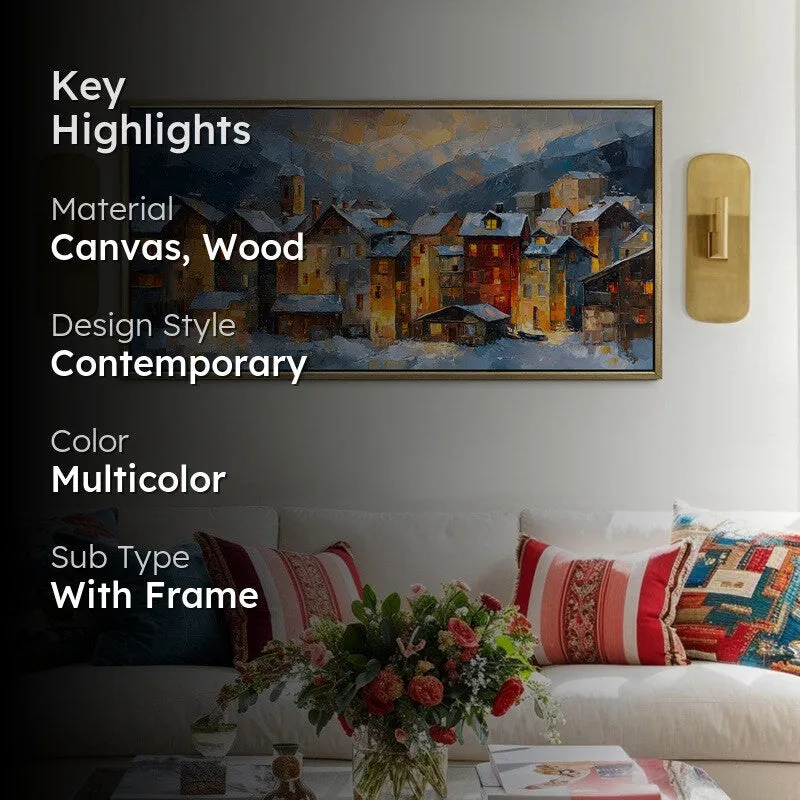 Windowglow Canvas Wall Painting With Frame media 2
