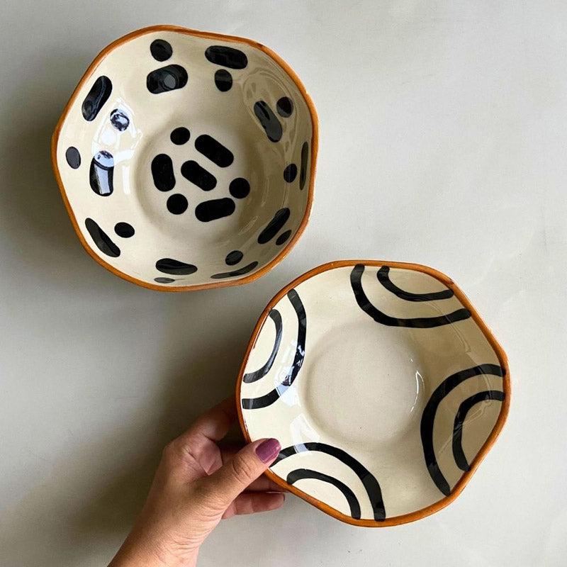 Stroke Seam Serving Bowl (500 ML) - Set of Two