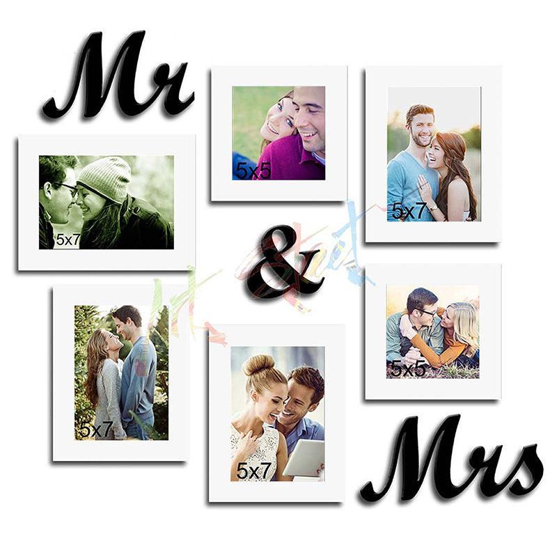 Mr & Mrs Magna Photo Frame - Set Of Six