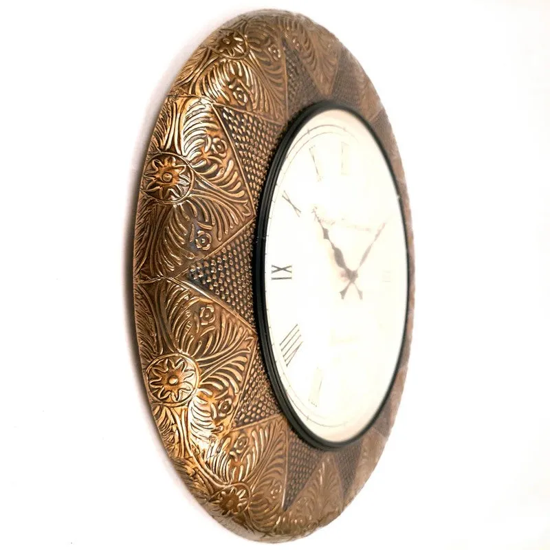 Unique Harmony Circle Wooden Wall Clock media 7