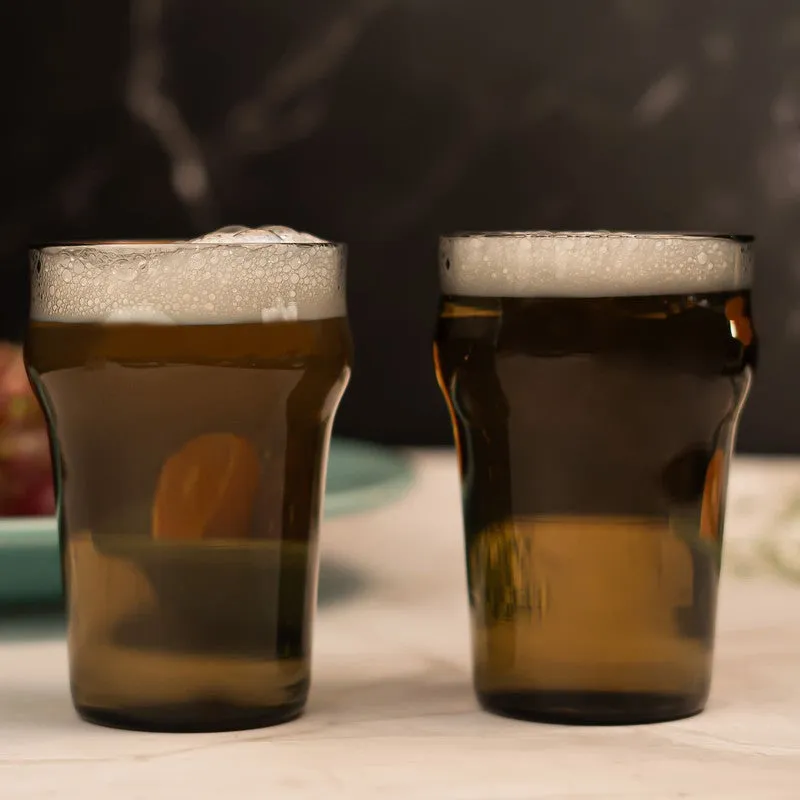 Emerald Twist Drinking Glass(290 mL) - Set Of Two media 3