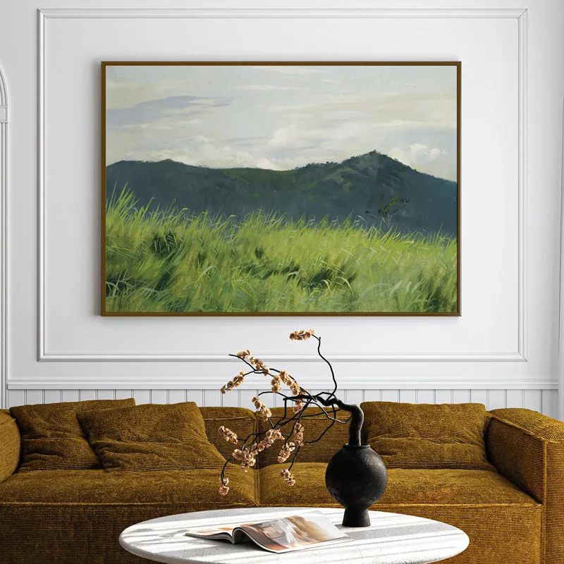 Grassy Knolls Wood Wall Art With Frame media 1