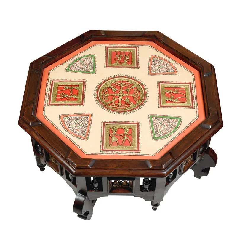 Elba Teak Wood Center Table media 4