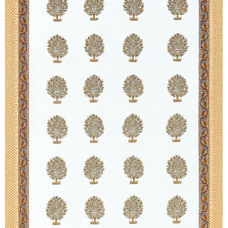 Anargha Cotton Bedsheet (Brown, Grey) - 180 TC media 4
