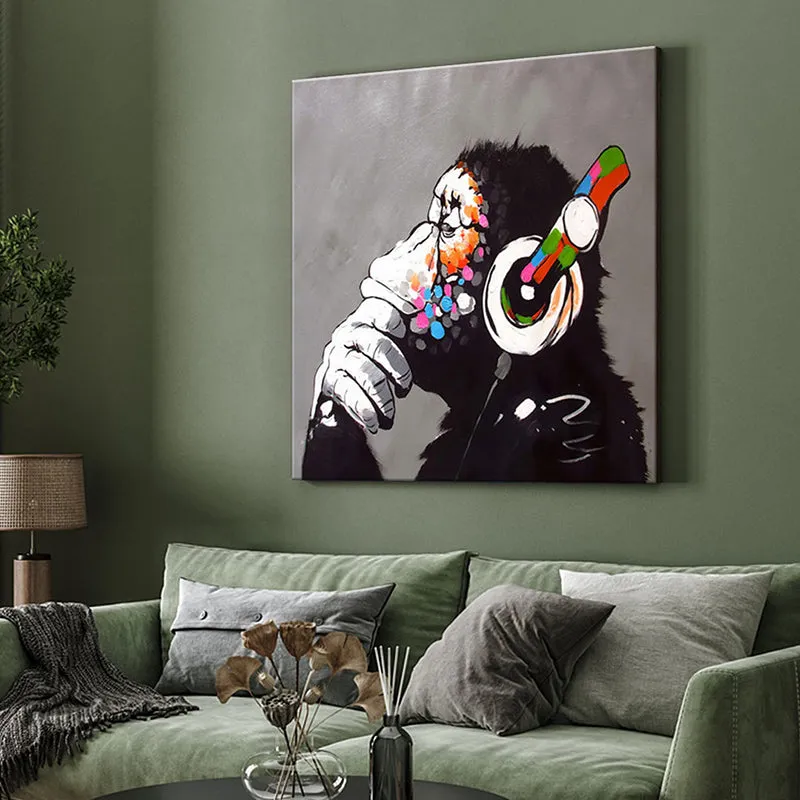 Melody In The Jungle Wall Painting media 4