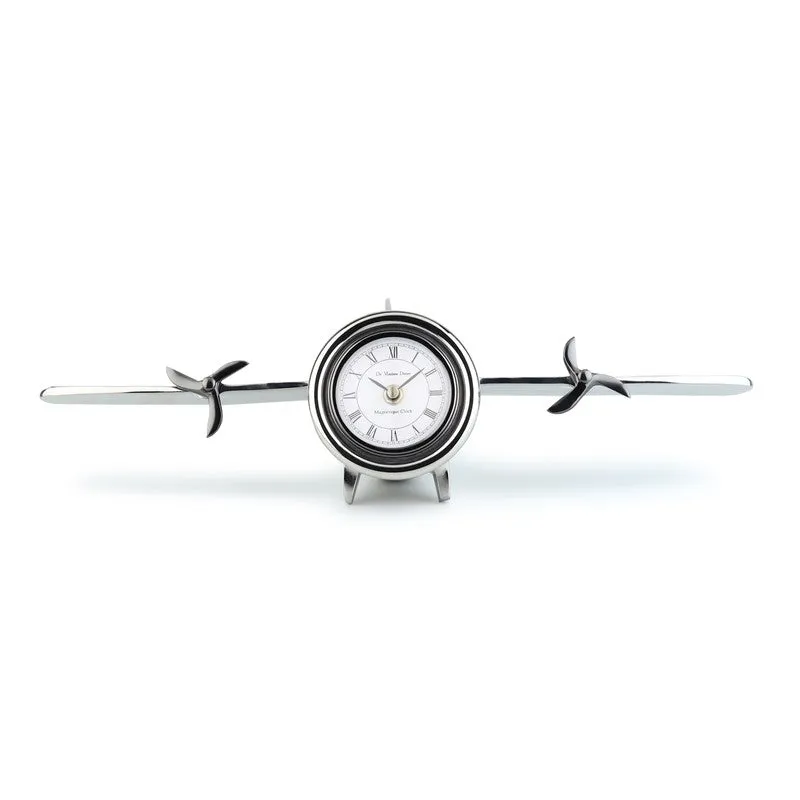 Fly Time Table Clock - Silver media 4