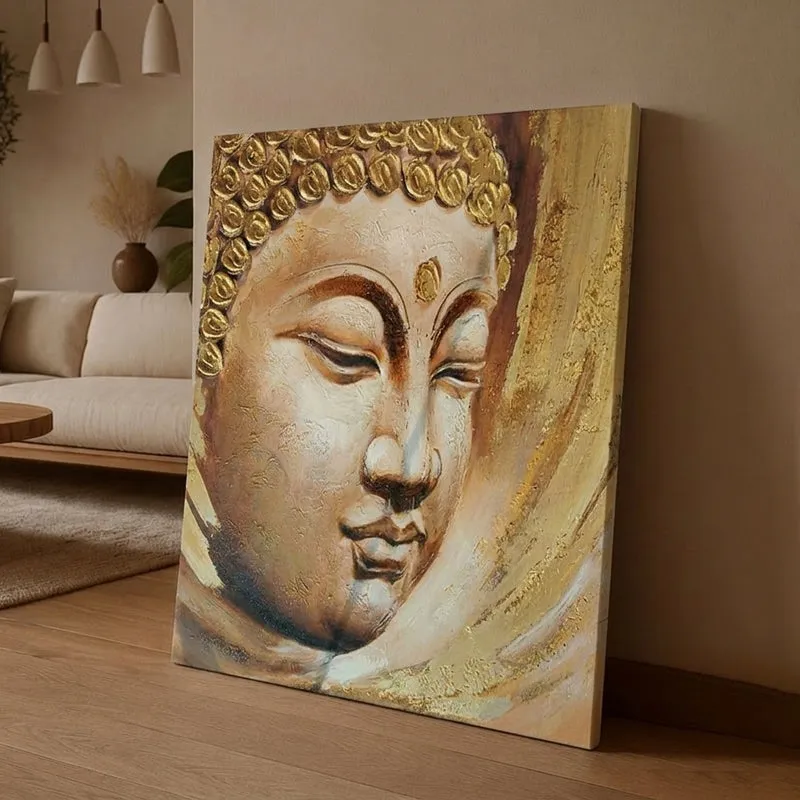 Tranquil Buddha Wall Painting media 1