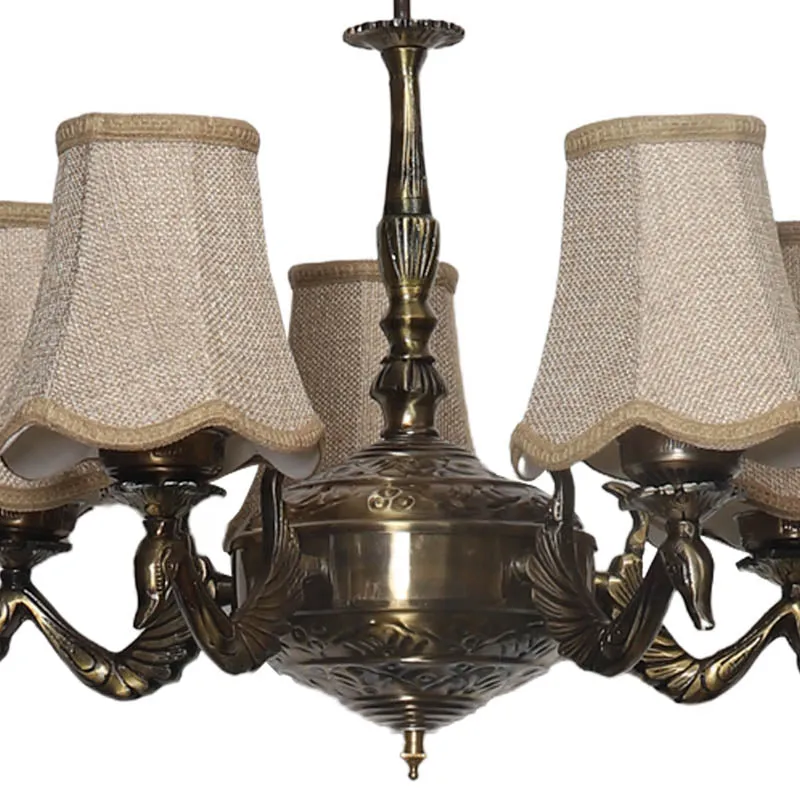 Mrnala Conical Golden Antique Ceiling Lamp media 3