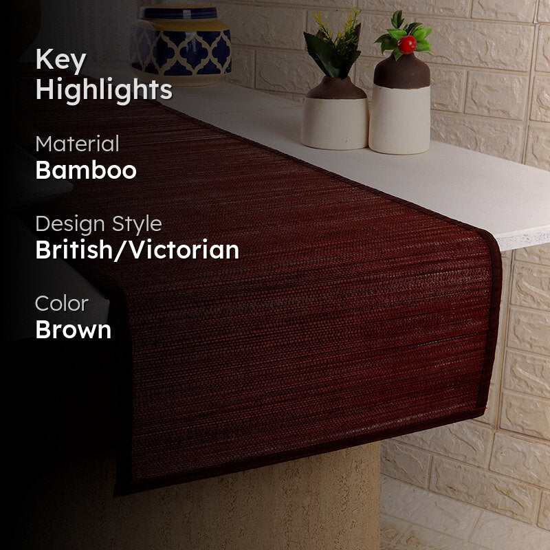 Woodland Nest Bamboo Table Runner - Brown media 2