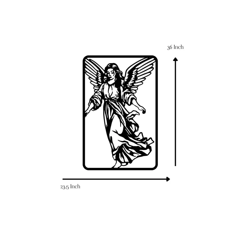 Angel Lines Iron Wall Accent media 5