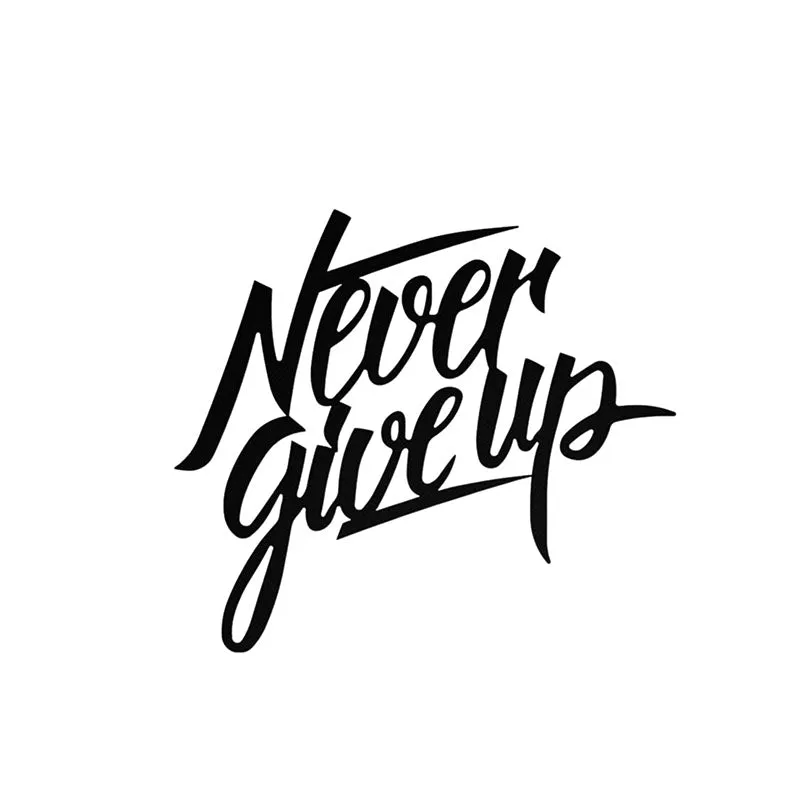 Never Give Up Black Iron Wall Accent media 3
