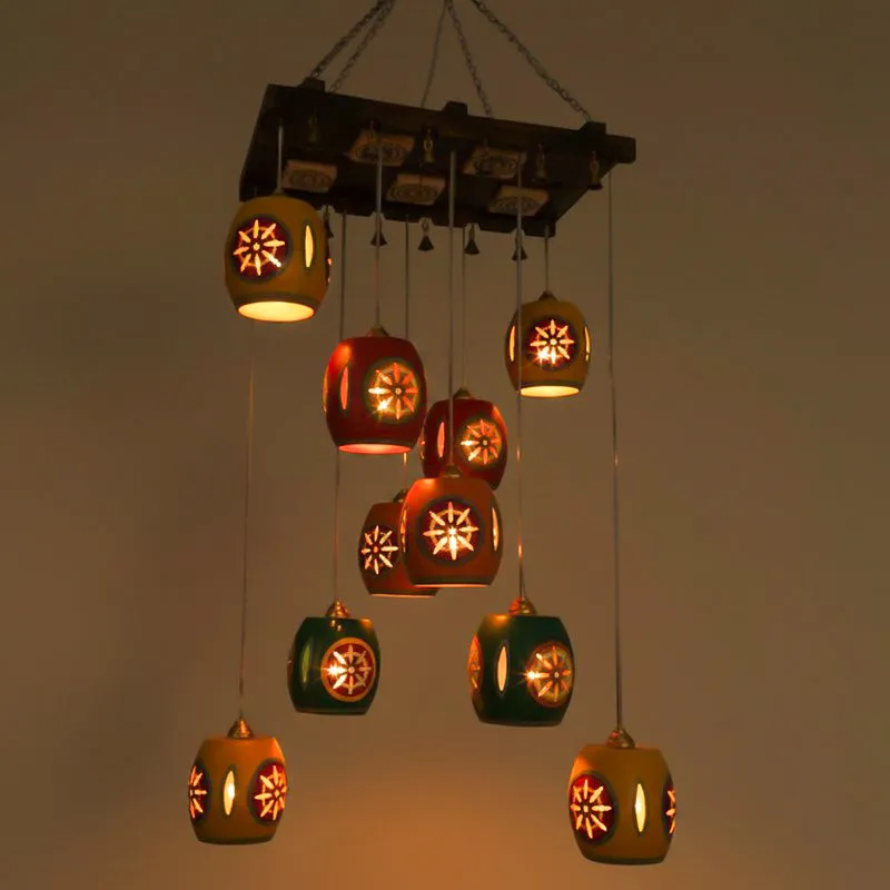 Shuaila Ethnic Ceiling Lamp media 1