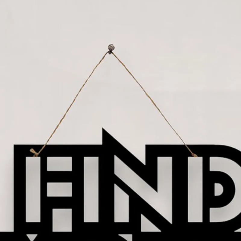 Find Your Flow Mild Steel Wall Accent media 4
