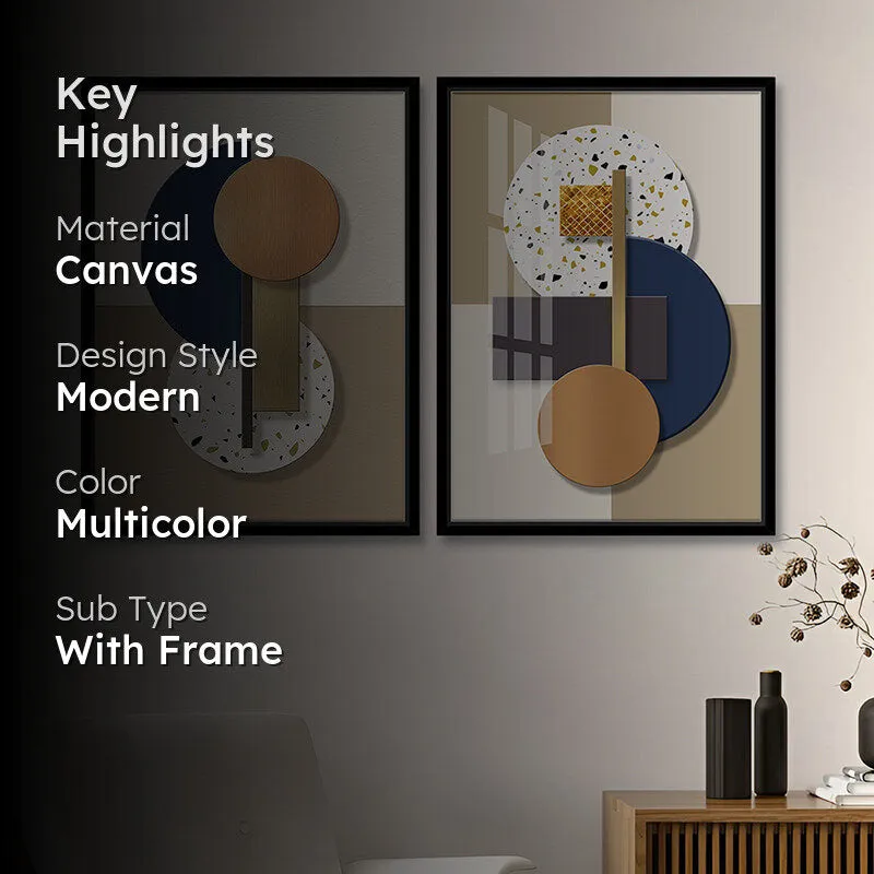 Circular Geometry Wall Art - Set Of Two media 2