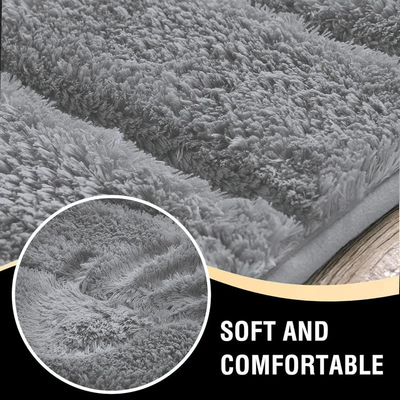 Toronto Touch Microfiber Bath Mat - Grey media 5