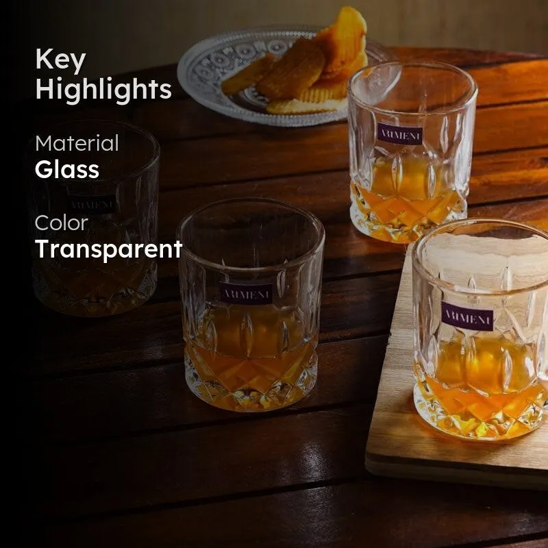 Luxuriate Old Fashioned Glasses (230 ml ) - Set Of Four media 2