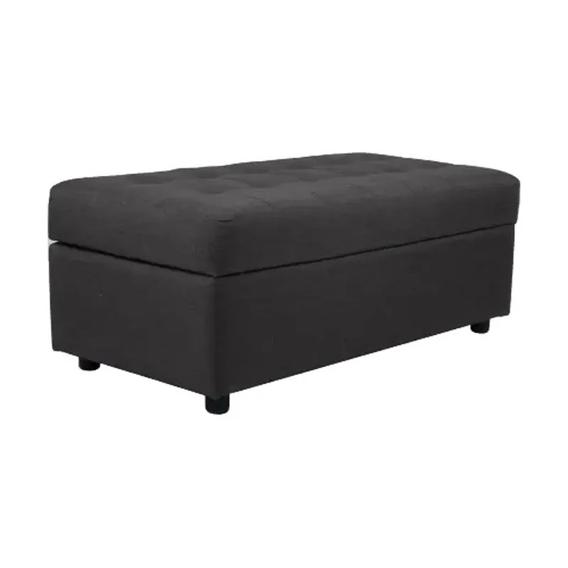 Zaviro Nuvia Ottoman - Grey media 3