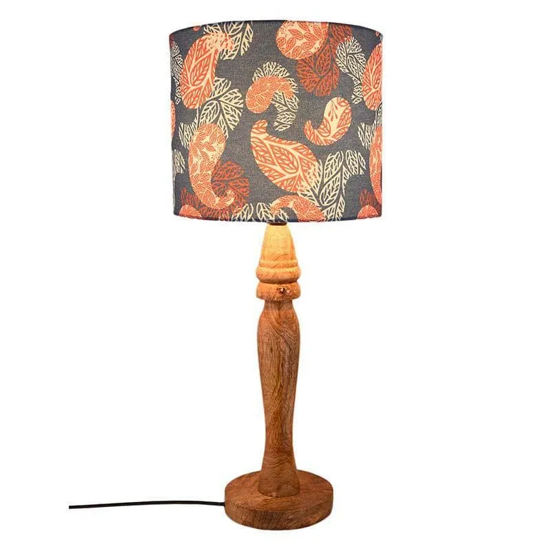 The Paisley Play Fabric Table Lamp - Multicolor media 5