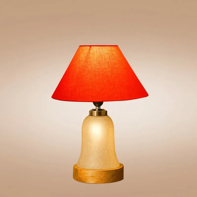 Zoravelle Wooden Table Lamp - Orange media 6