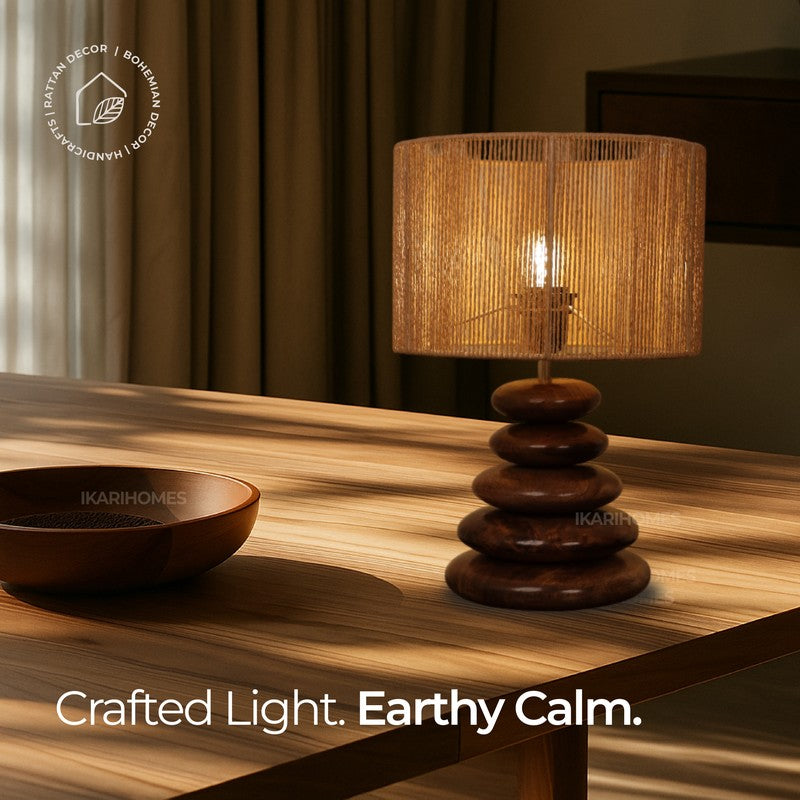 Pebble Mango Wood Table Lamp media 8