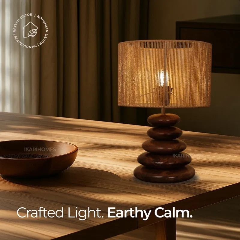 Pebble Mango Wood Table Lamp media 8