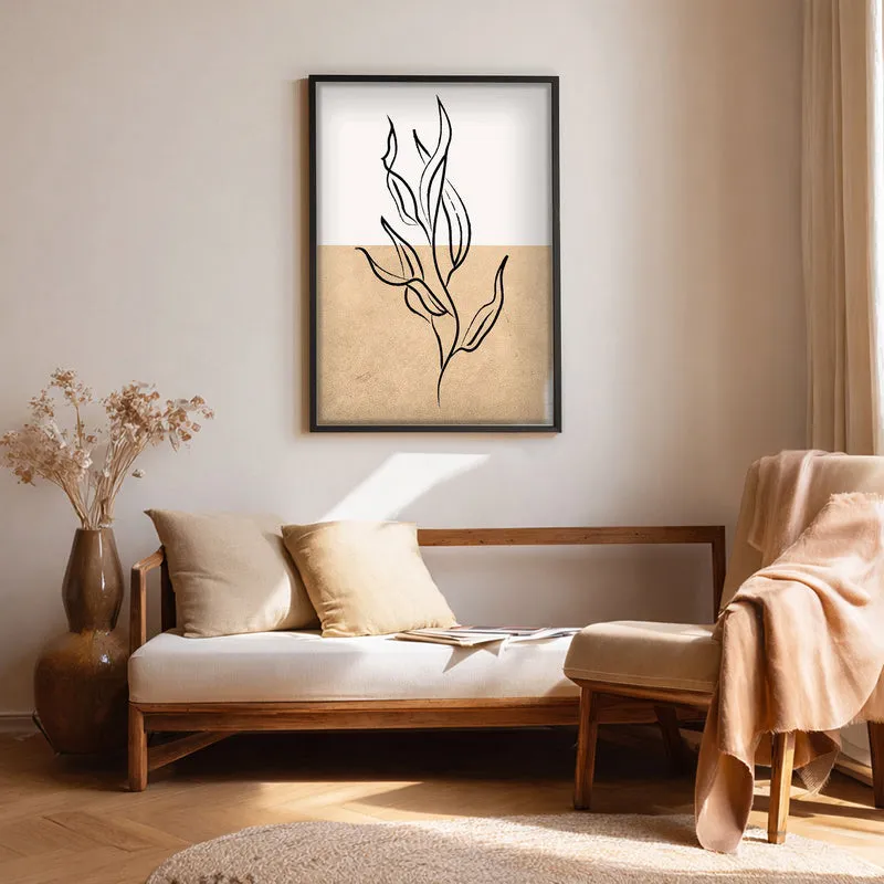 Verdantine Canvas Wall Painting With Black Frame media 1