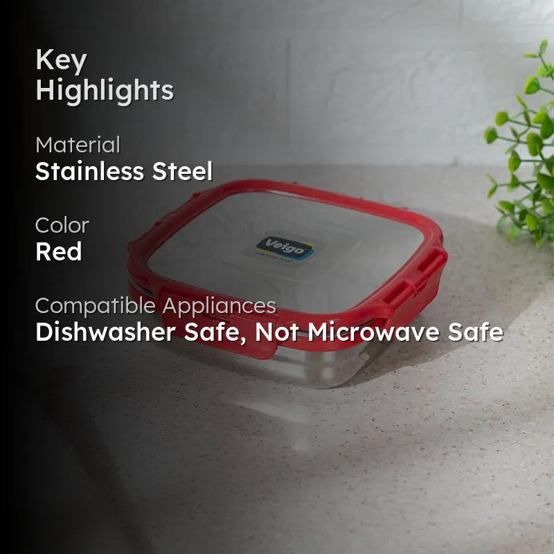 Ritaro Lunch Box (Red) - 550 mL media 2
