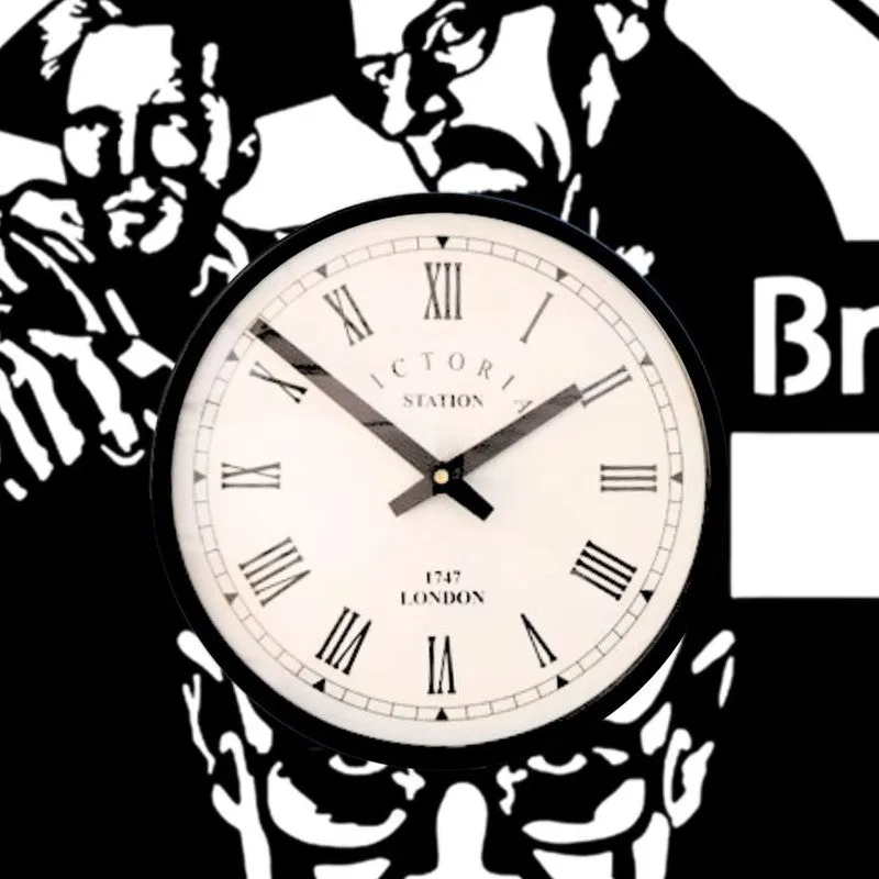 Quirk Steel Analog Wall Clock - Black media 5