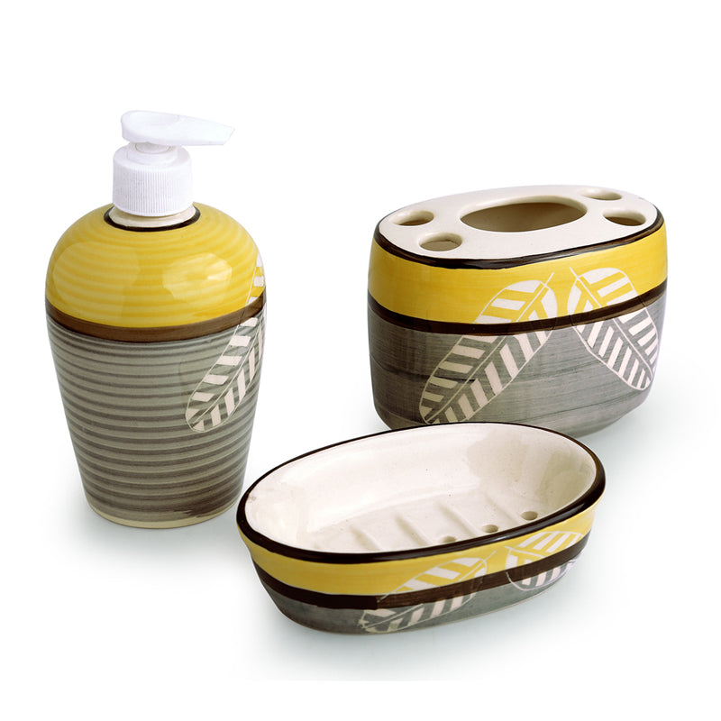 Lexa Handpainted Bathroom Set media 3
