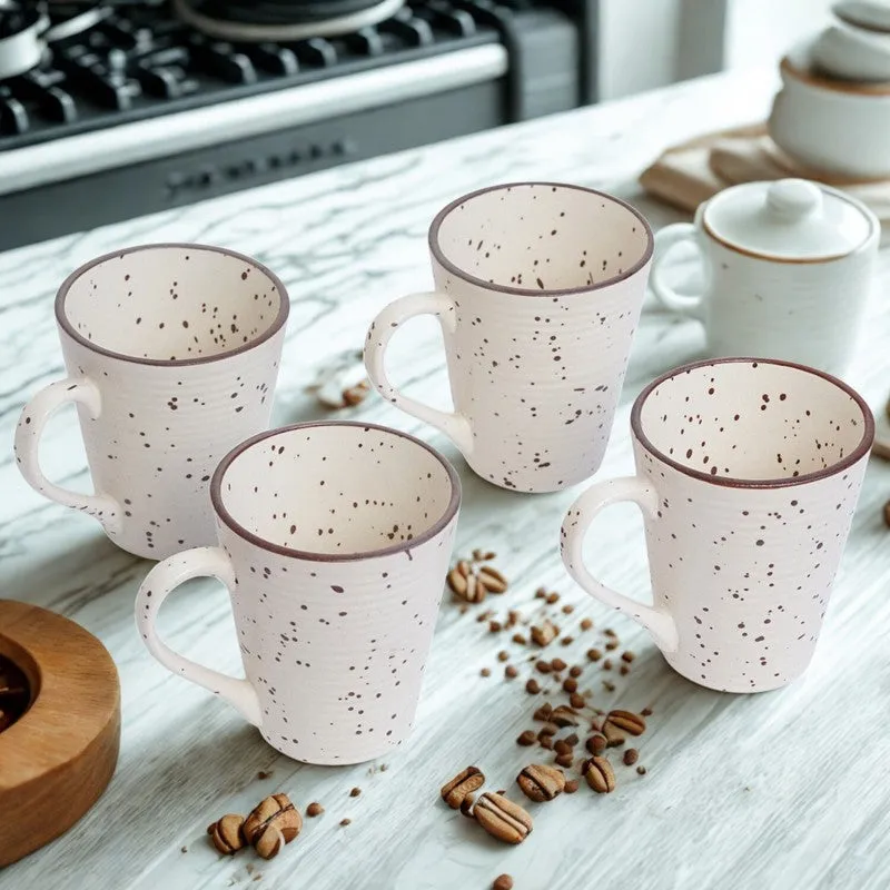 Ceramic Ceramic Coffee Mug (250 mL Each) - Set Of Four media 4