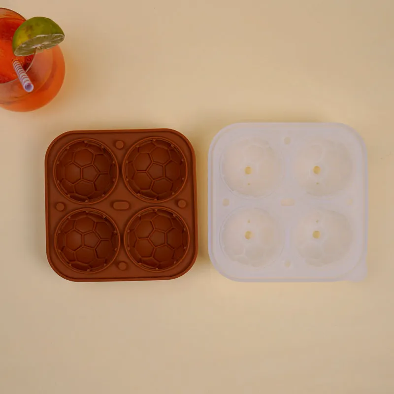 Blizz Silicone 4-Cube Ice Mould - Maroon media 4