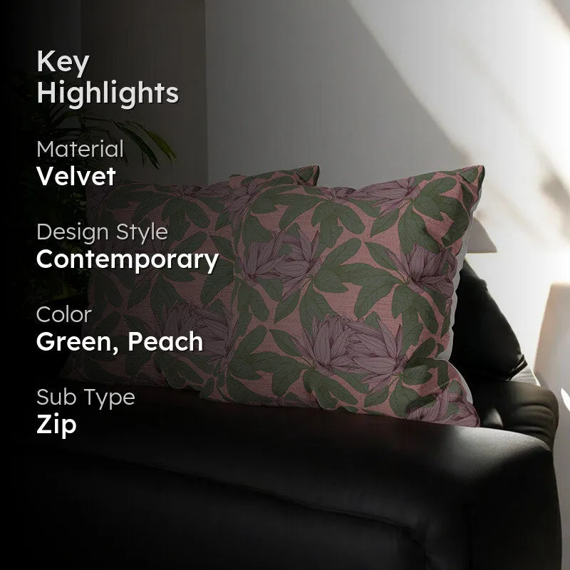 Nargis Haven Velvet Cushion Cover Set - Set Of Two media 2