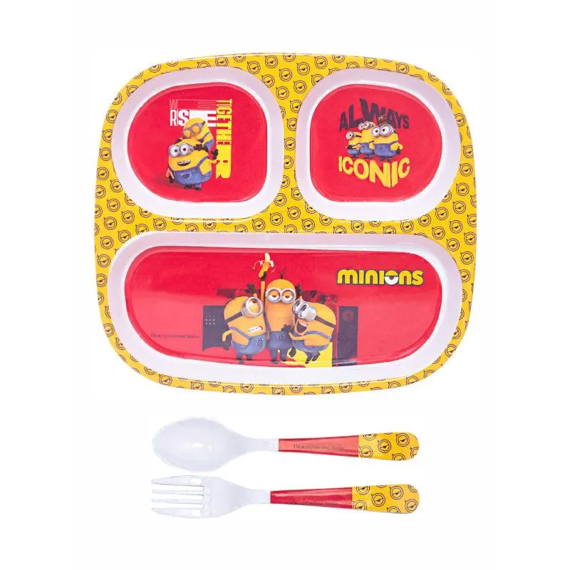 Servewell Minion Buddies Kids Dining Set - Five Piece Set media 3