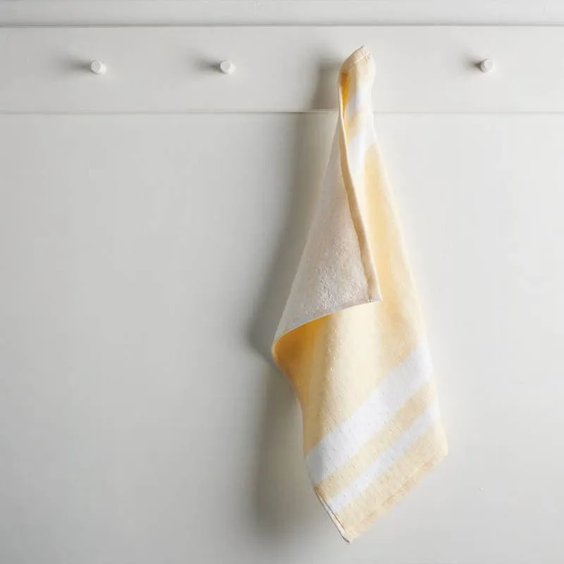 Nash Cotton Terry Hand Towel (Melon) - Set Of Two media 5