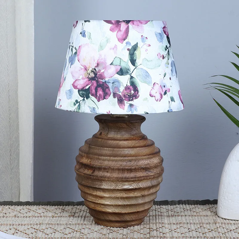 Lumikko Palmer Mango Wood Table Lamp - Multicolor media 2