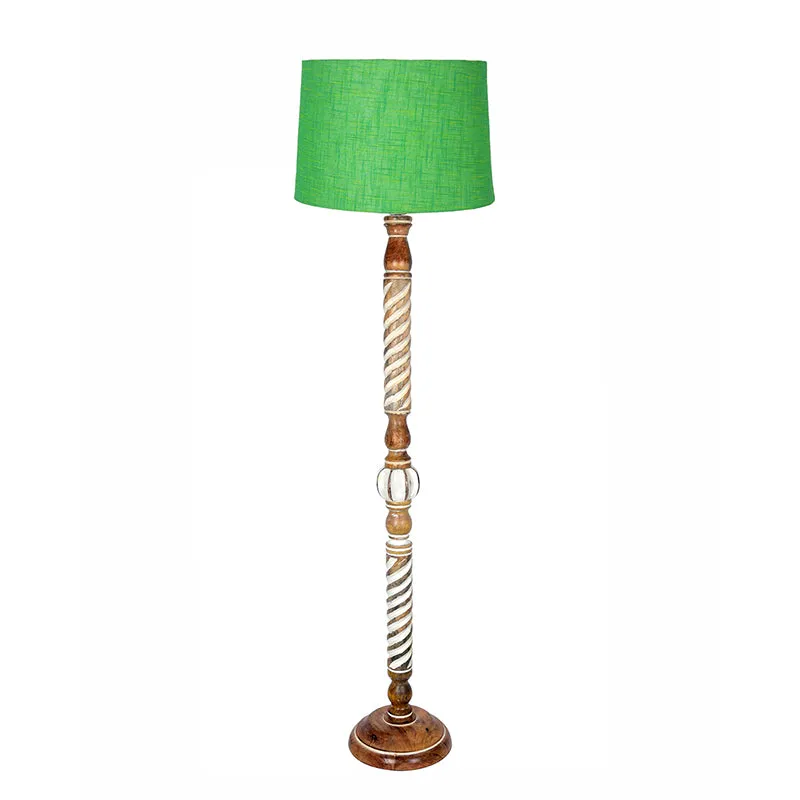 Elfin Carve Floor Lamp - Green media 3