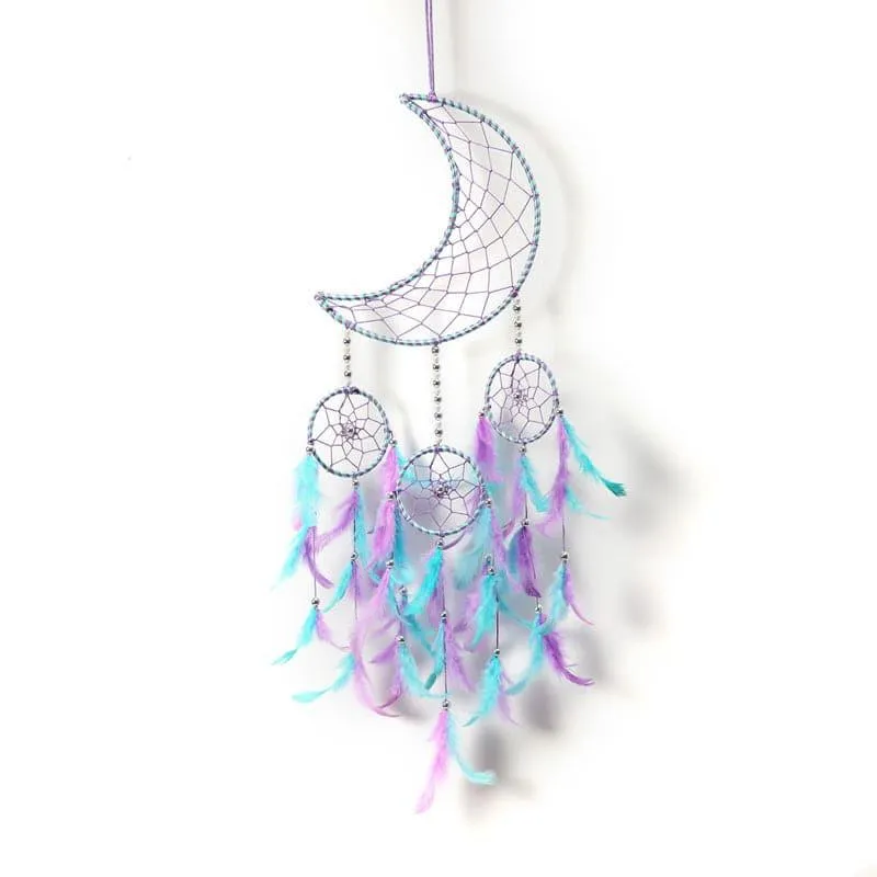 Luna Beam Dreamcatcher With Light - Aqua & Purple media 3