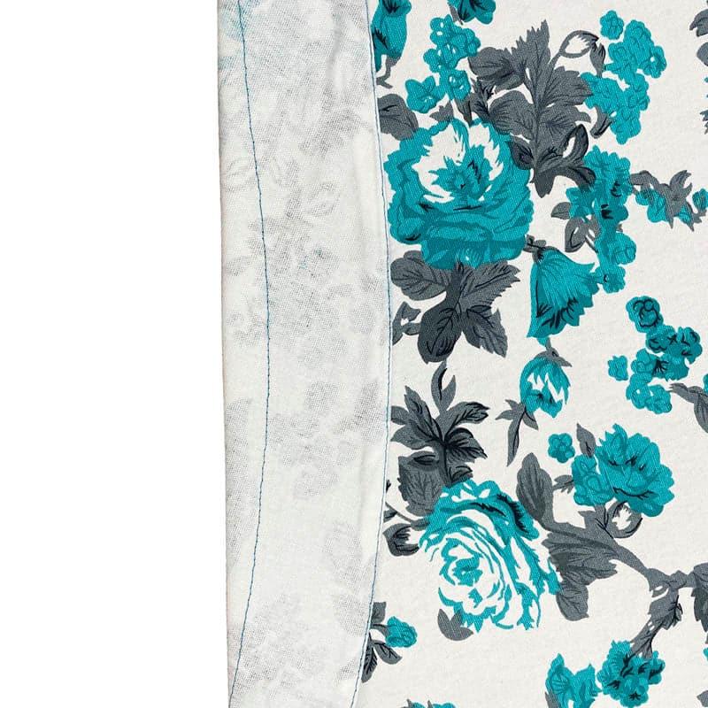 Swayam Delphinium Flora Round Table Cover - Six Seater media 5