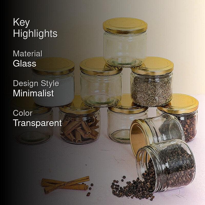 Maksim Storage Jar (500 mL Each) - Set Of Ten media 2