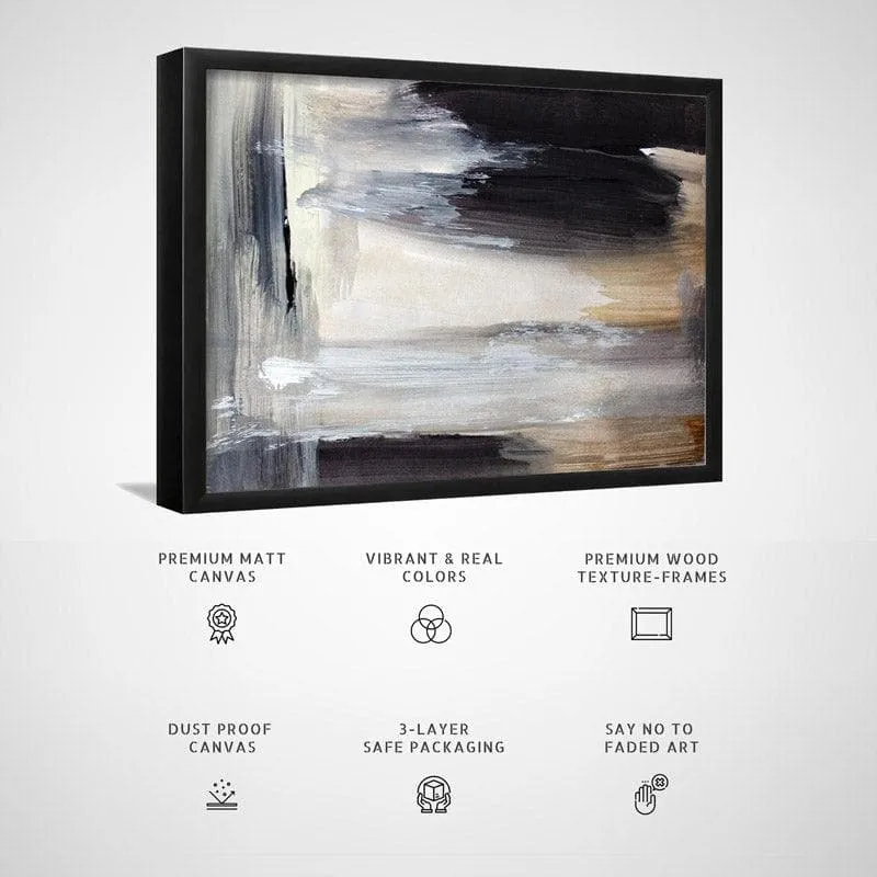 Calico Canvas Wall Painting - Black Frame media 5