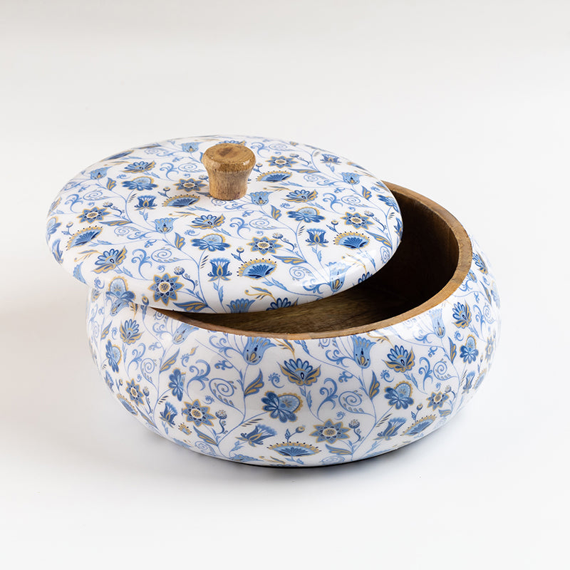 Chintz Charm Mango Wood Casserole media 4