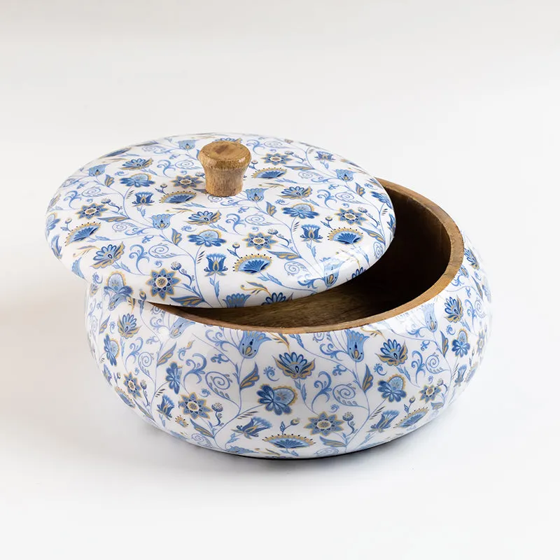 Chintz Charm Mango Wood Casserole media 4