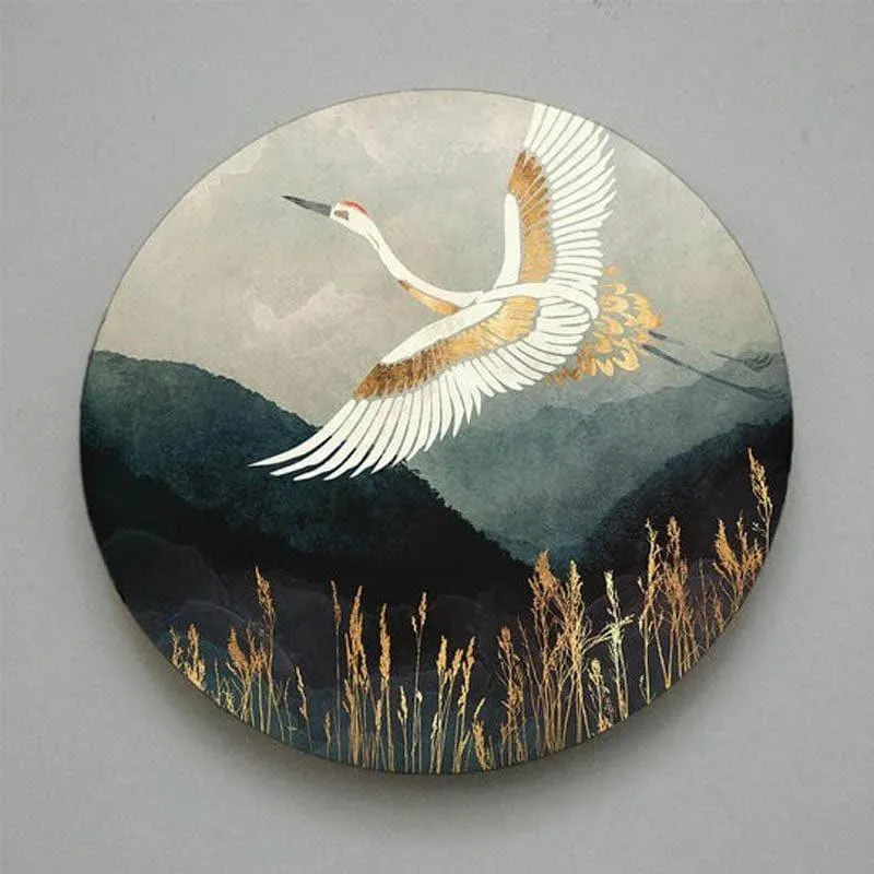 Stork Flight Canvas Wall Art media 3