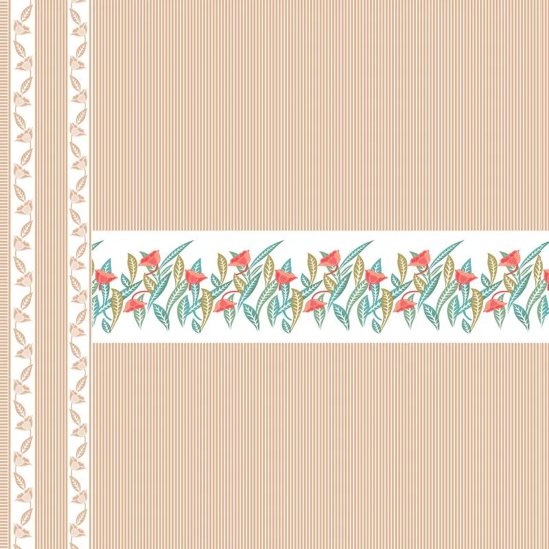 SignatureRest Cotton Bedsheet (Beige) - 180 TC media 6