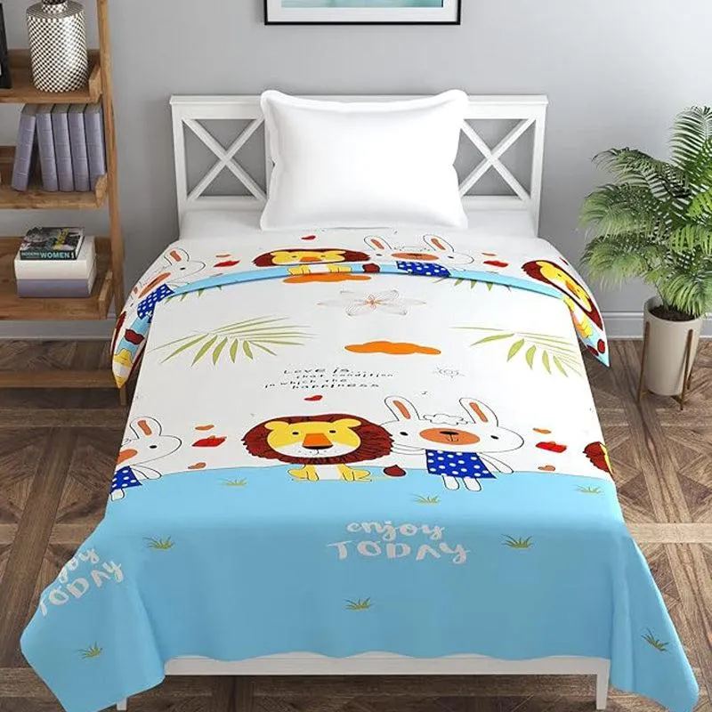 Roar-tastic Nights Kids' Cotton Duvet Cover - 210 TC media 3
