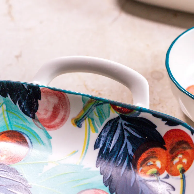 Floral Joy Porcelain Platter - Six Piece Set media 7